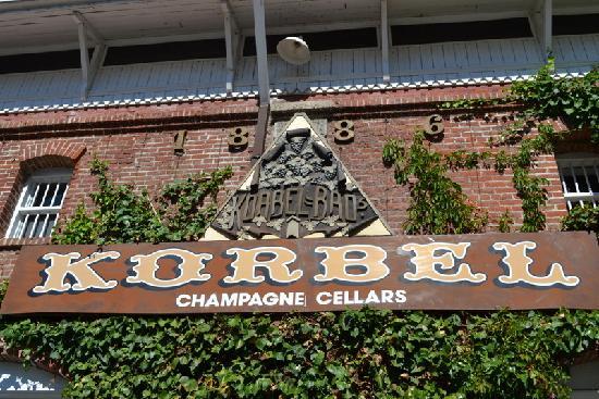 Korbel Champagnes was just down the road