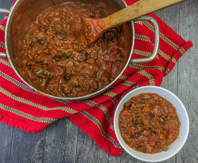 In the Kitchen – Man’s Chili